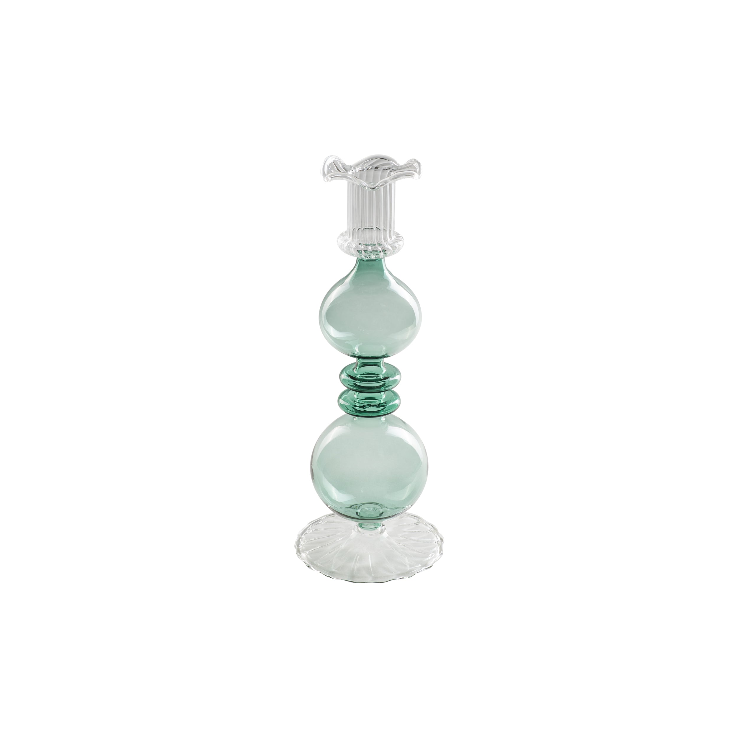 Portacandela S, Allacorte - Vetro Borosilicato, 9x9x24,6 cm
