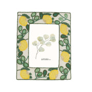 Portafoto Limoni, Mille306perline - Resina / Perline di vetro / Cotone, 20 x 2 x 25h cm