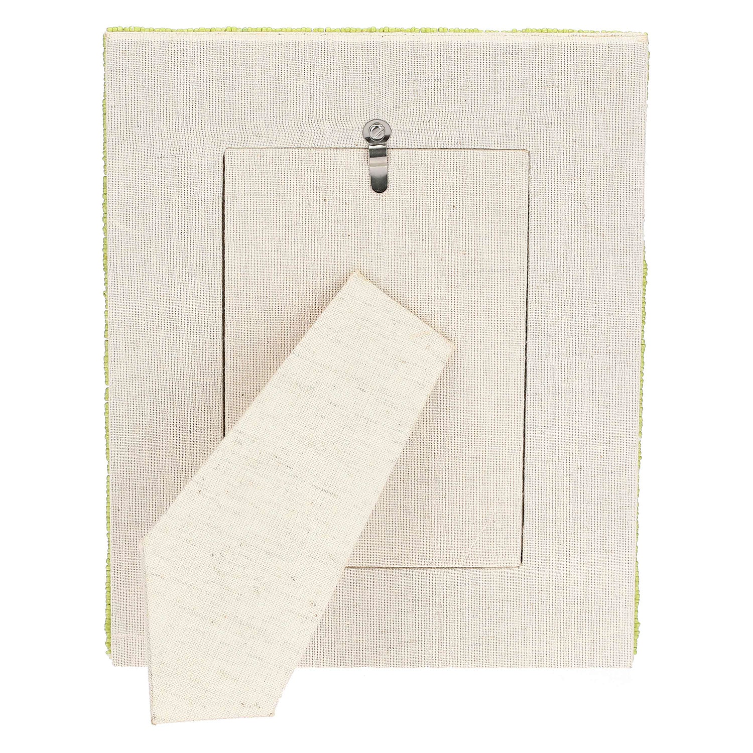 Portafoto Peperoncino, Mille306perline - Resina / Perline di vetro / Cotone, 17,5 x 2 x 22,5h cm