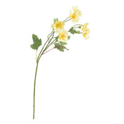 Set da 12, Anemone Butterfly Giallo, Fiorile - Poliestere, ferro, 69 cm