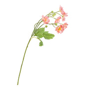 Set da 12, Anemone Butterfly Pesca, Fiorile - Poliestere, ferro, 69 cm