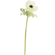 Set da 12, Anemone Bianco, Fiorile - Poliestere, ferro, 50 cm