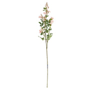 Set da 12, Rosellina Ramificata Rosa, Fiorile - Poliestere, ferro, 77 cm
