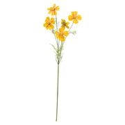 Set da 12, Cosmea Ramo Gialla, Fiorile - Poliestere, ferro, 78 cm