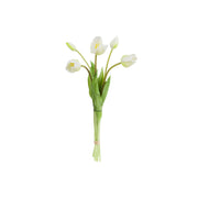 Set da 12, Mazzo Tulipani Stefania - Fiori in lattice con gambo in ferro, 45 cm