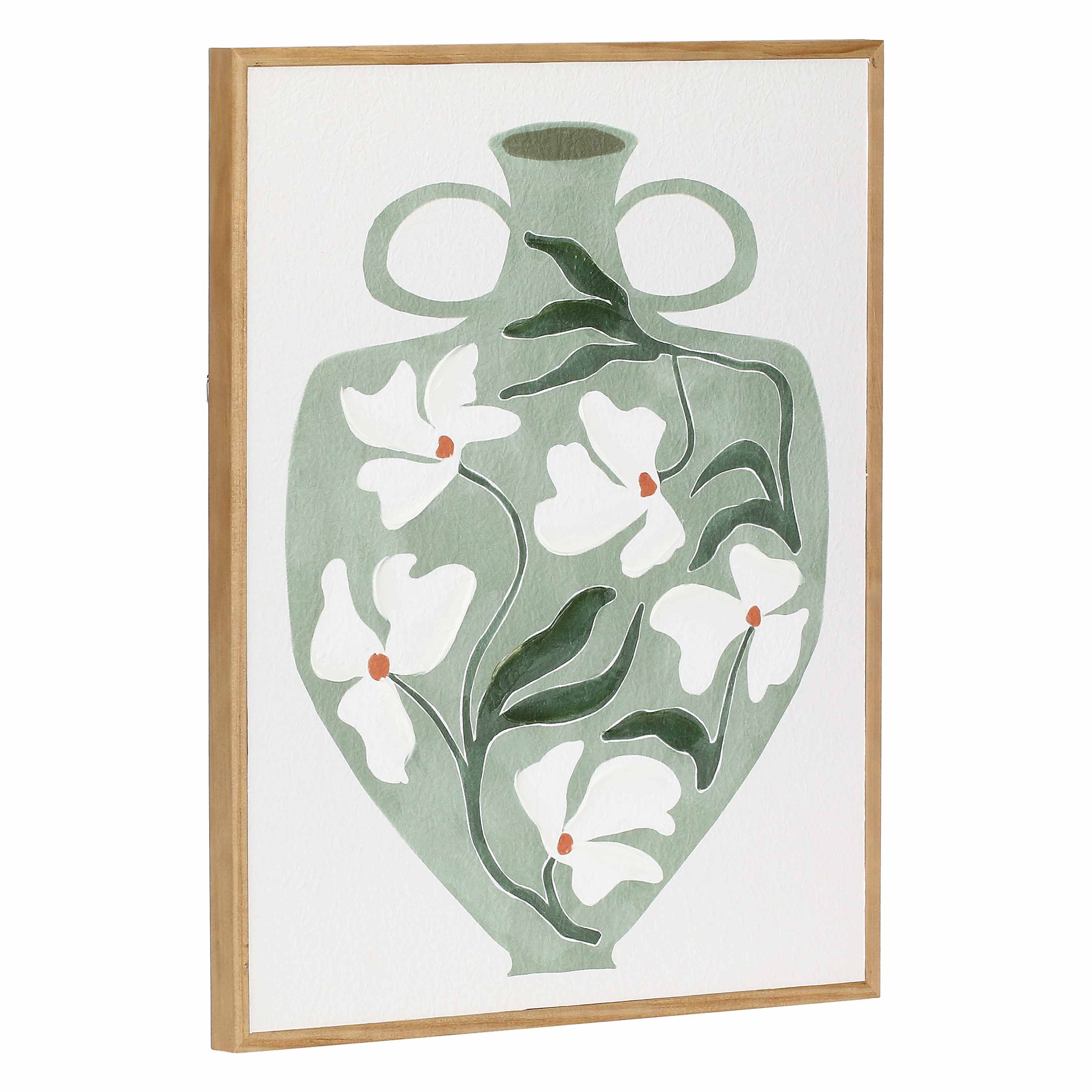 Anfora Fiori, Soqquadro - Legno, 40x50 cm