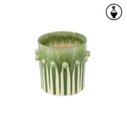 Cachepot L  Bianco, Reginaldo - Terracotta, 11,5x11,5x18,5 cm