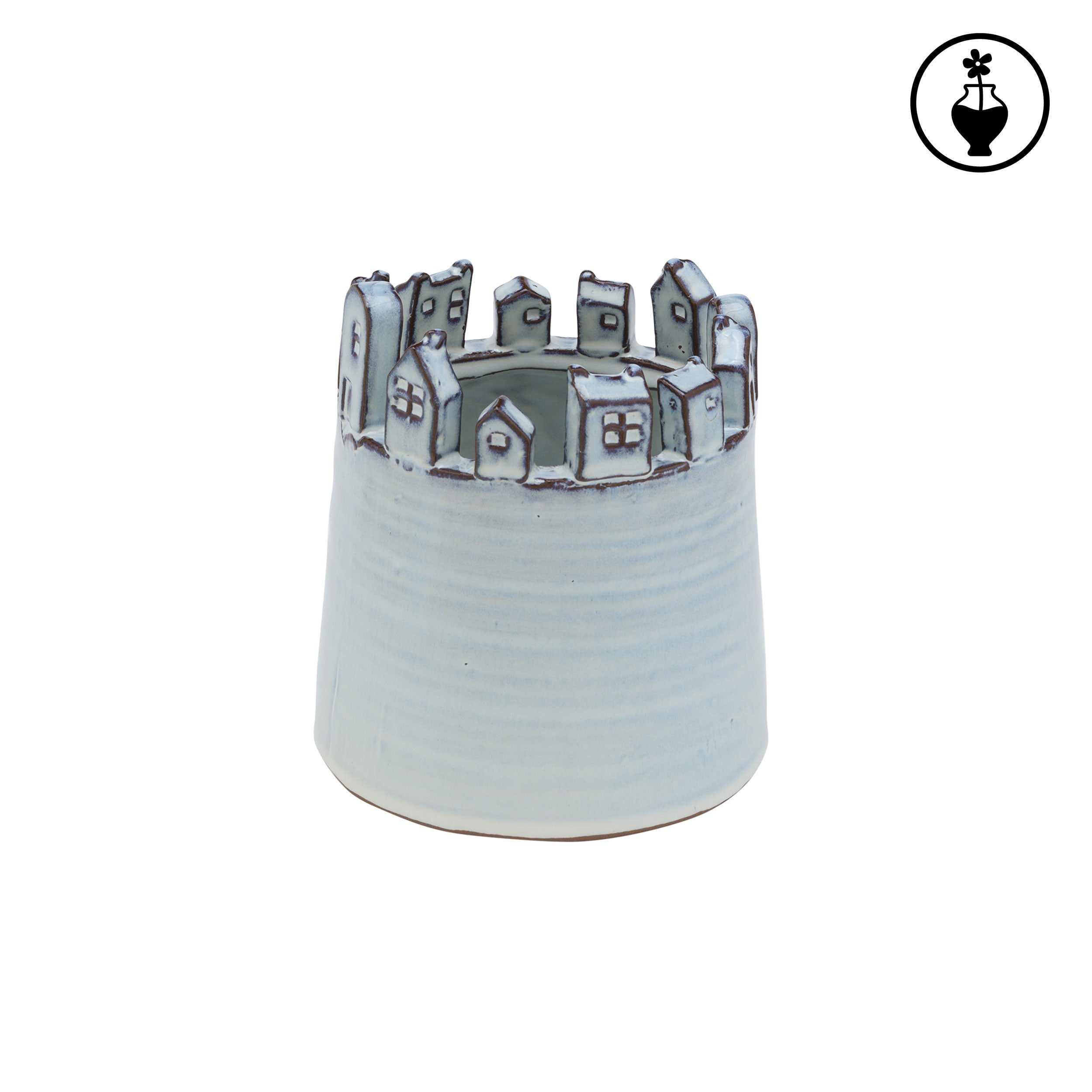 Cachepot M, Polignano - Gres, 15,5x15,5x16,5 cm