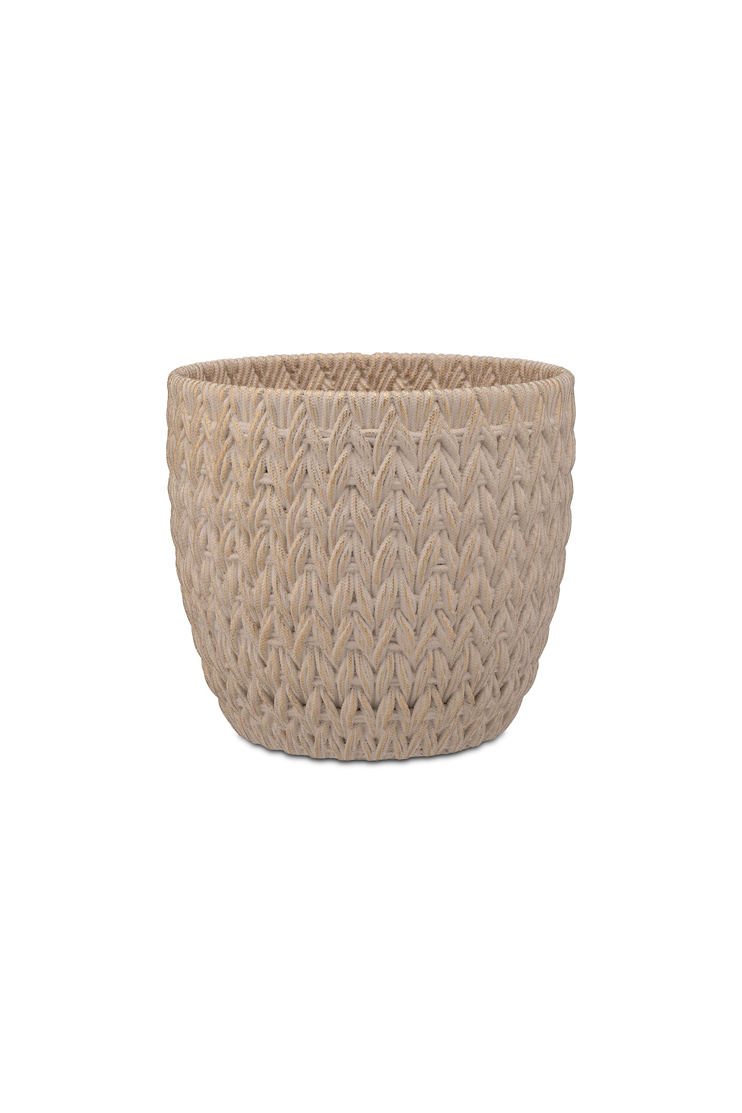 Cachepot L, Doppiamaglia - Cemento, 20x20x18,5