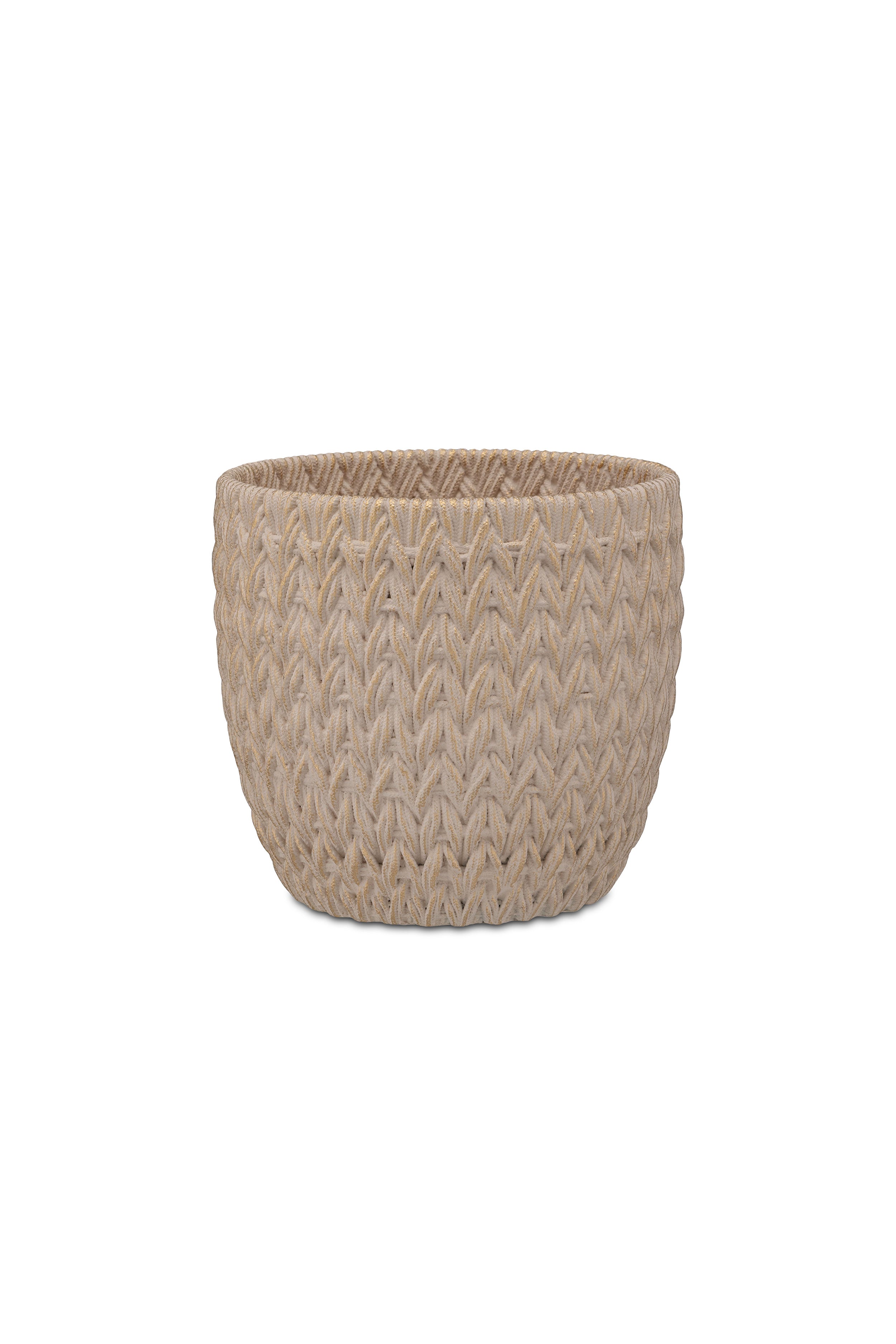 Set da 2, Cachepot S, Doppiamaglia - Cemento, 13,5x13,5x12,5