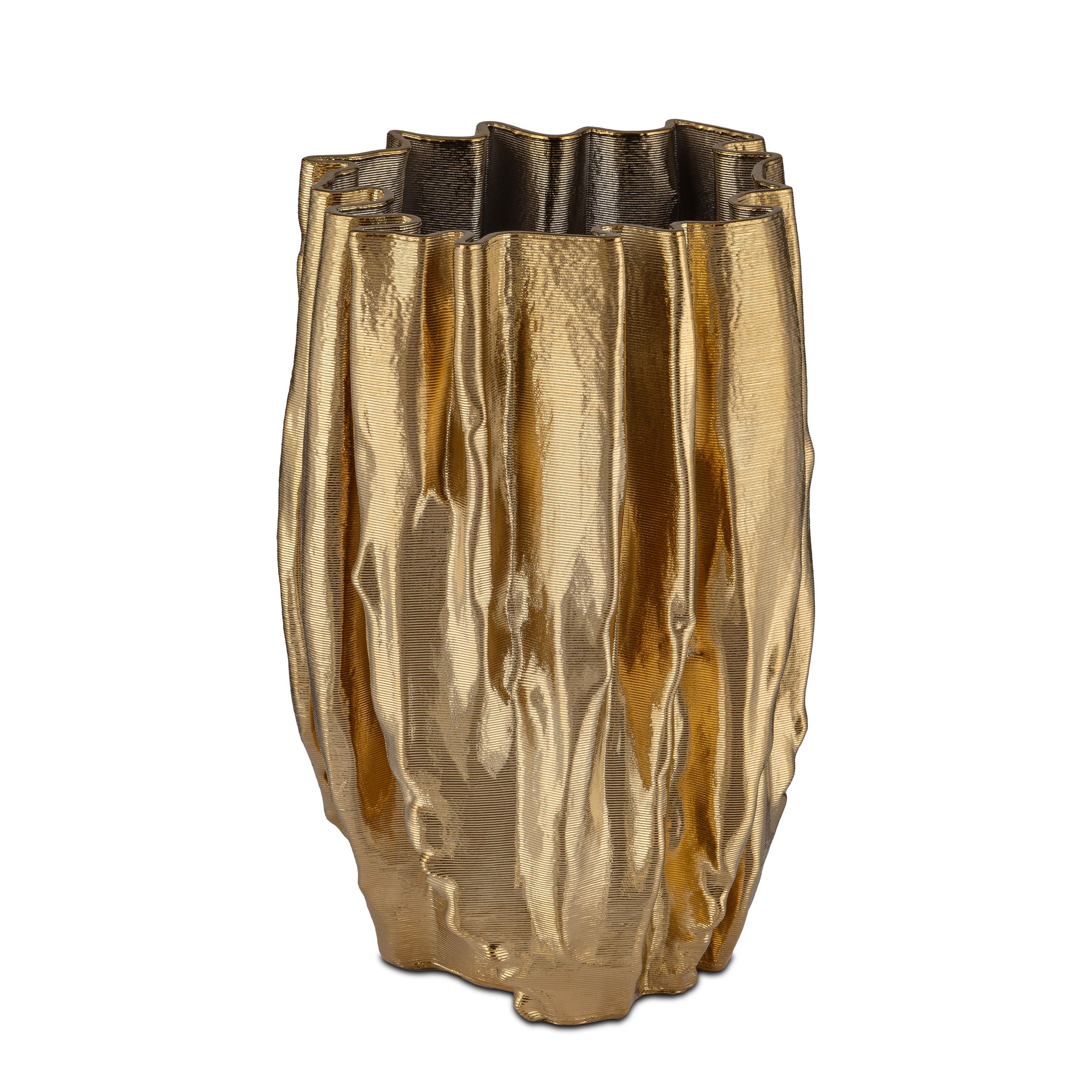Vaso Cartoccio, Atena - Ceramica, 20,5x21,5x30,5cm