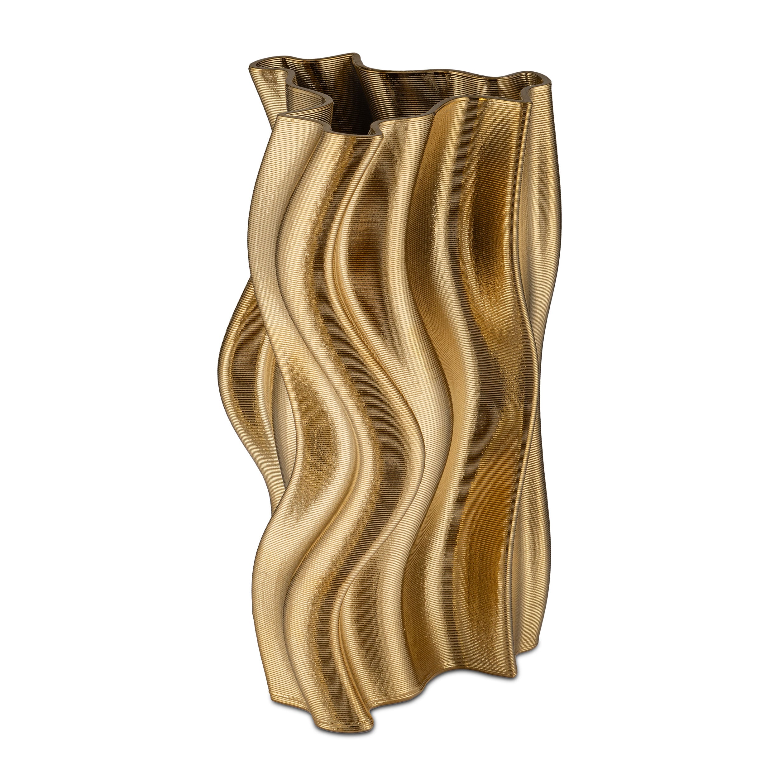 Vaso Onde, Atena - Ceramica, 15,5x16x28cm