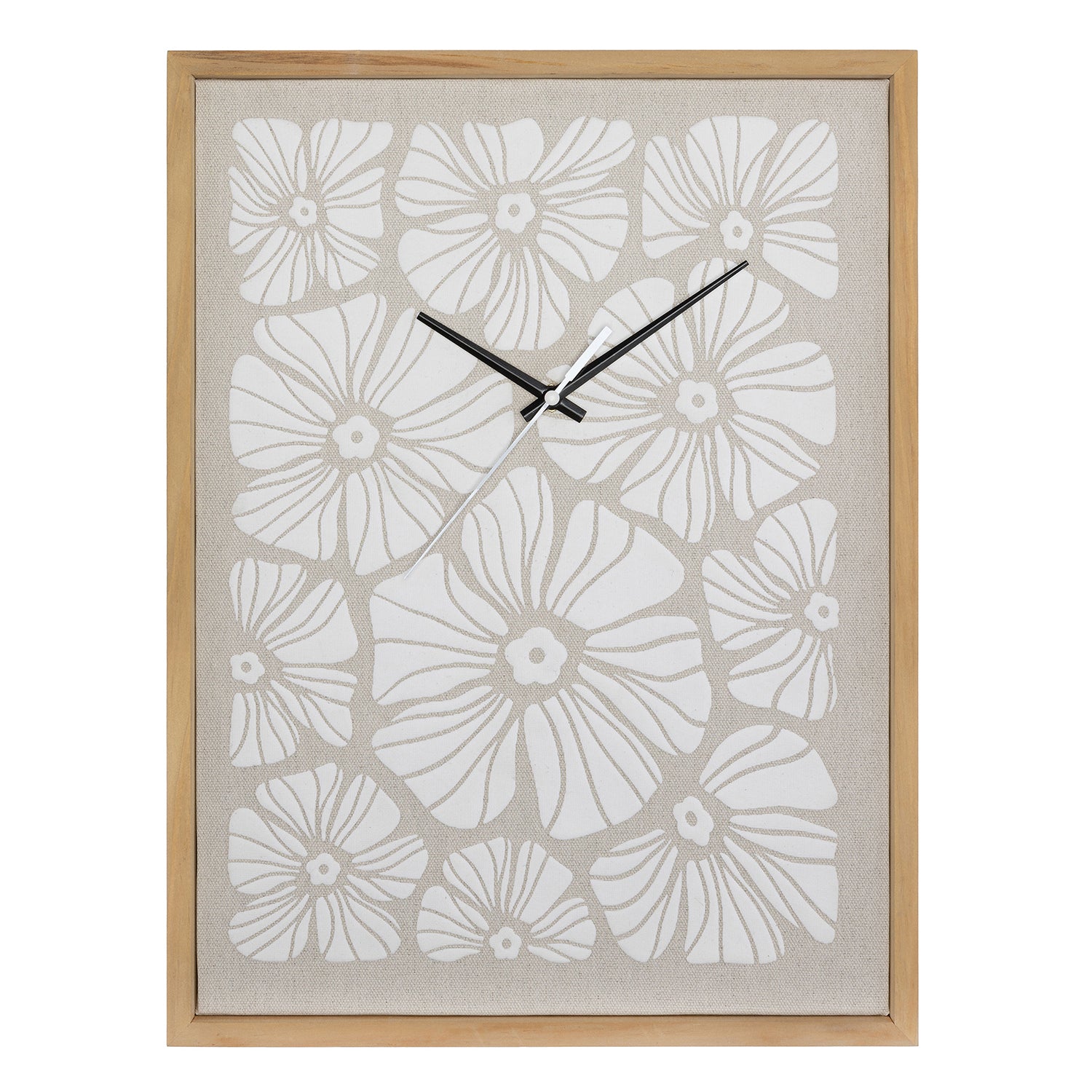 Orologio Primule, Biancofiore - Legno, 30×40×3,2