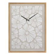 Orologio Primule, Biancofiore - Legno, 30×40×3,2