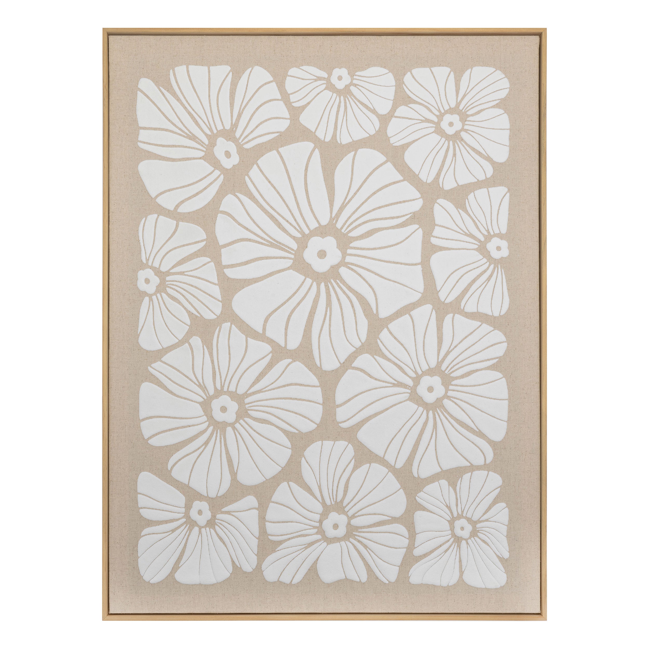 Quadro Margherite, Biancofiore - Legno, 60x80x3,2 cm