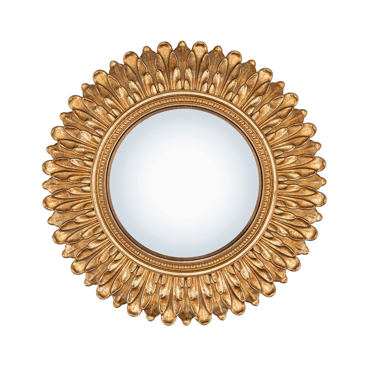 Specchio Tondo Girasole, Reame - Resina, 26,10x2,00x26,10