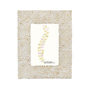 Set da 2, Portafoto Pizzo Bianco, Tiguardo - Resina, 18,40x2,20x23,20 cm