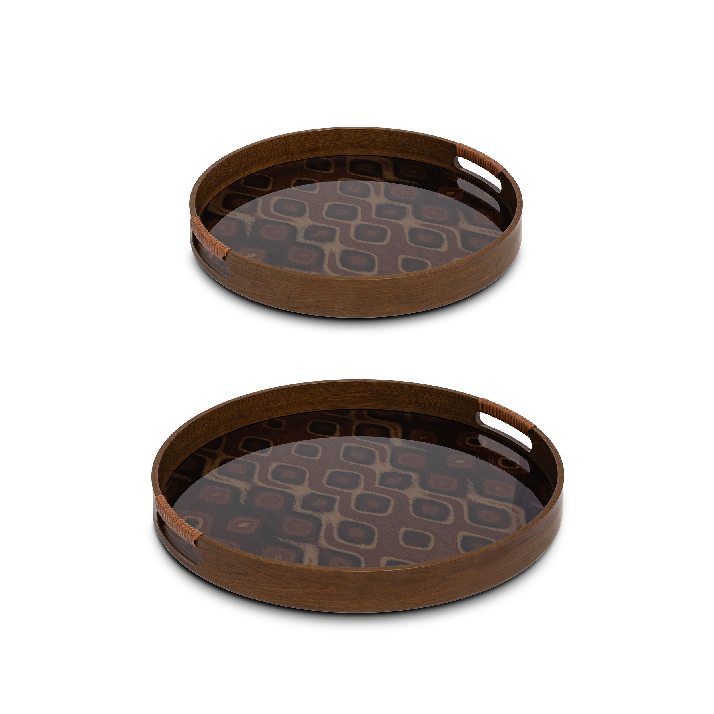 Set Vassoi Pavone, Galateo - Pvc, 39,5x39,5x4cm 34x34x4cm