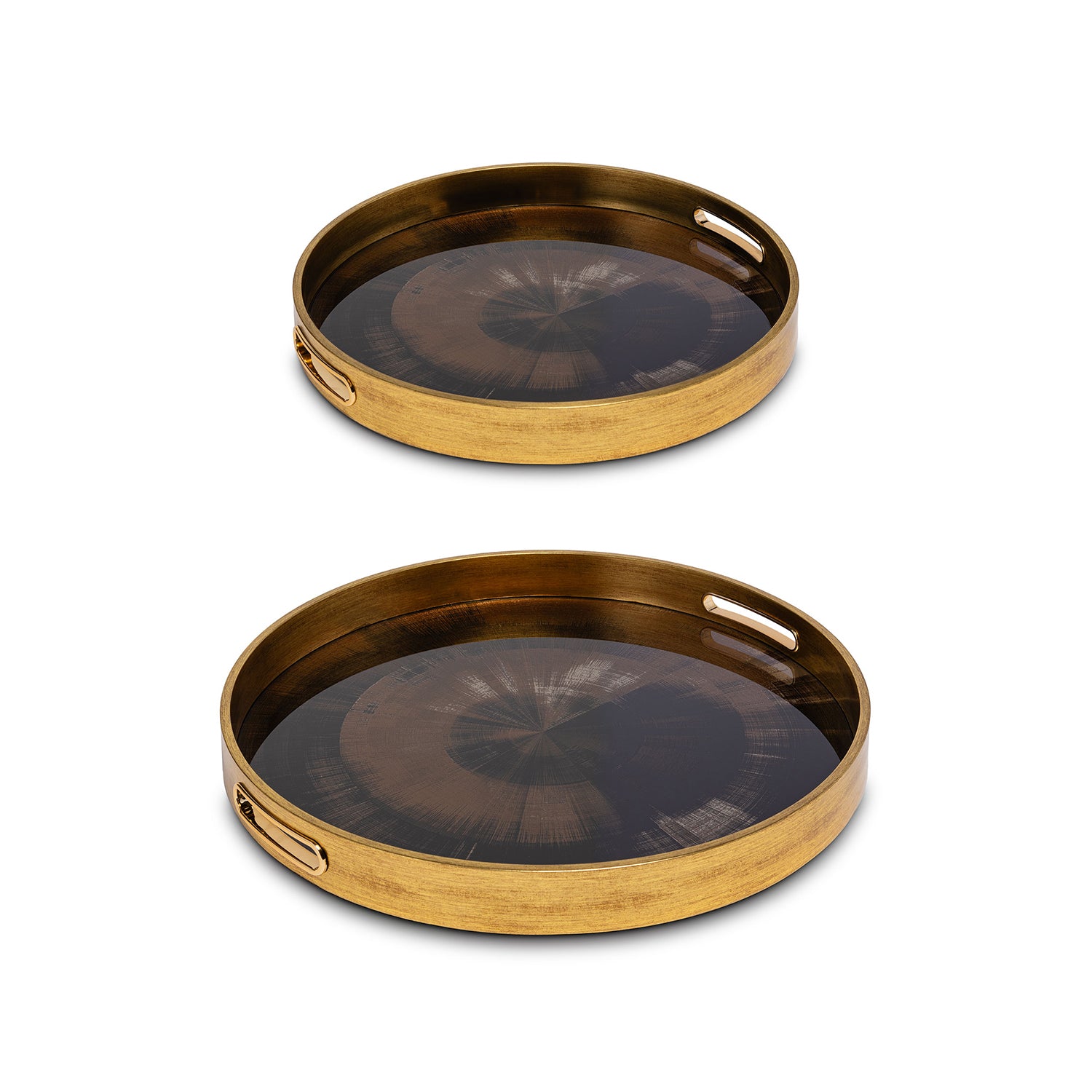 Set 2 Vassoi Iride, Galateo - Pvc, 39,5x39,5x4cm 34x34x4cm