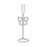Set da 2, Candelabro, Brillafiocco - Vetro, 8x8x30 cm