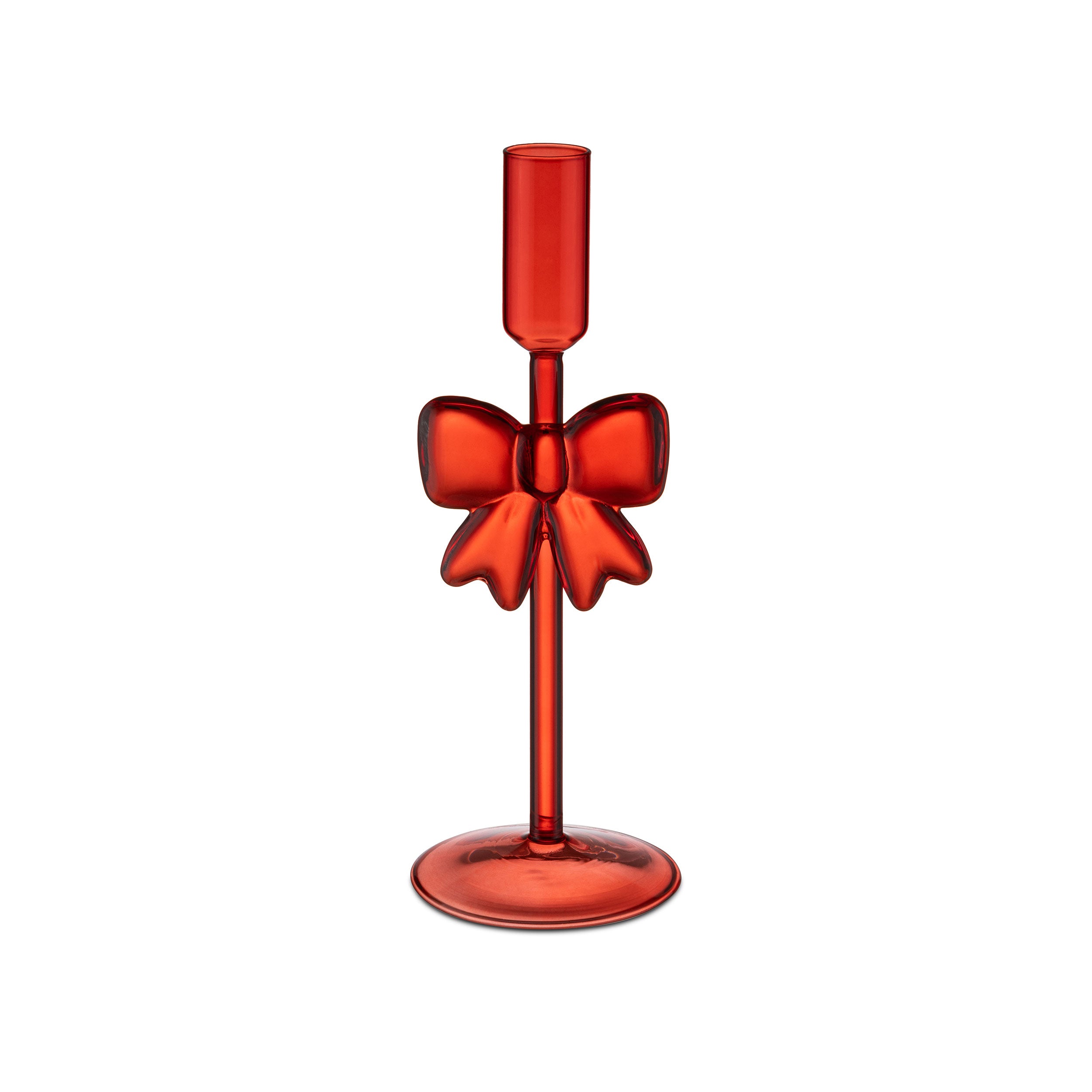 Set da due, Candelabro, Brillafiocco - Vetro  8x8x22 cm