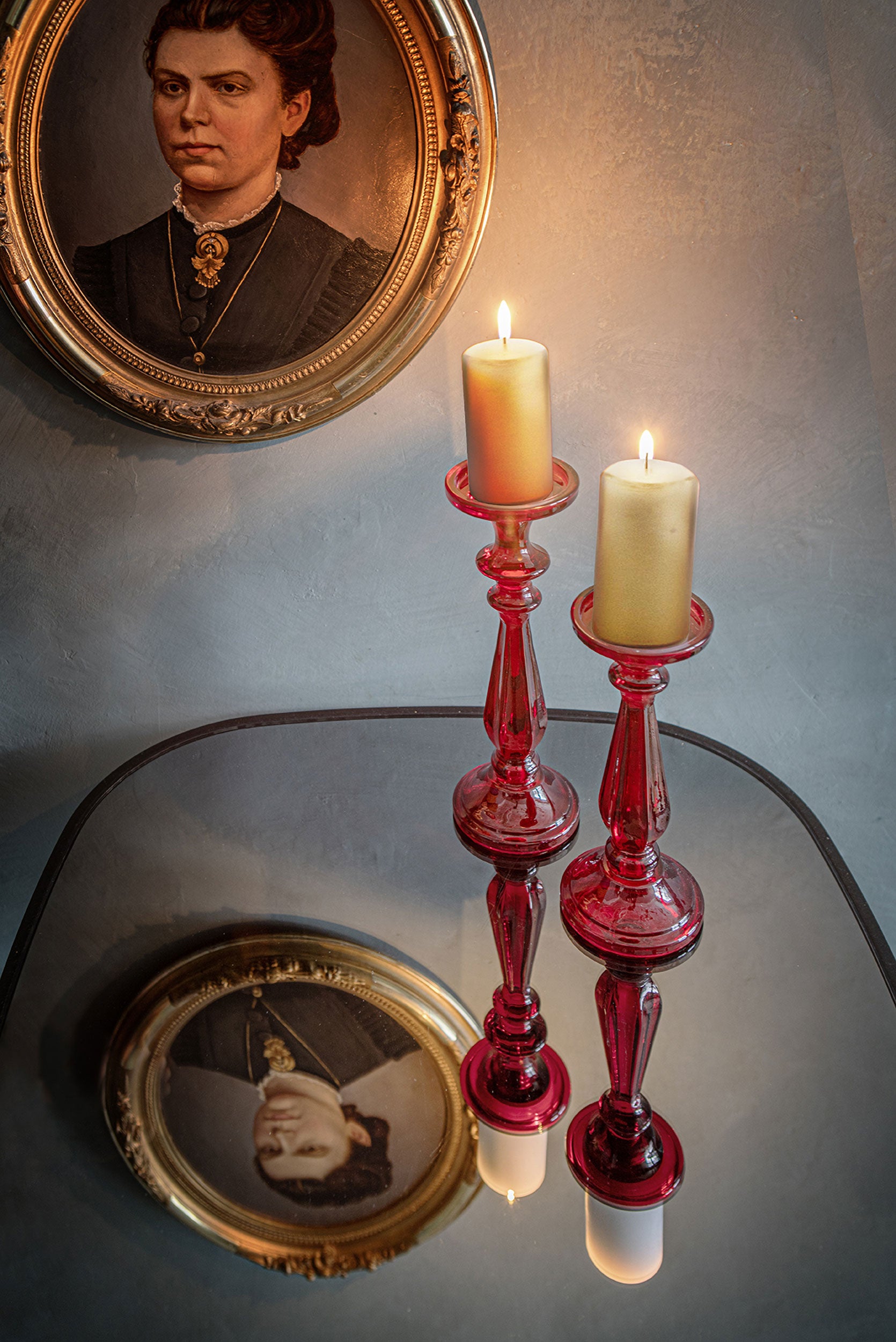 Portacandela M, Illumino - Vetro 30 cm