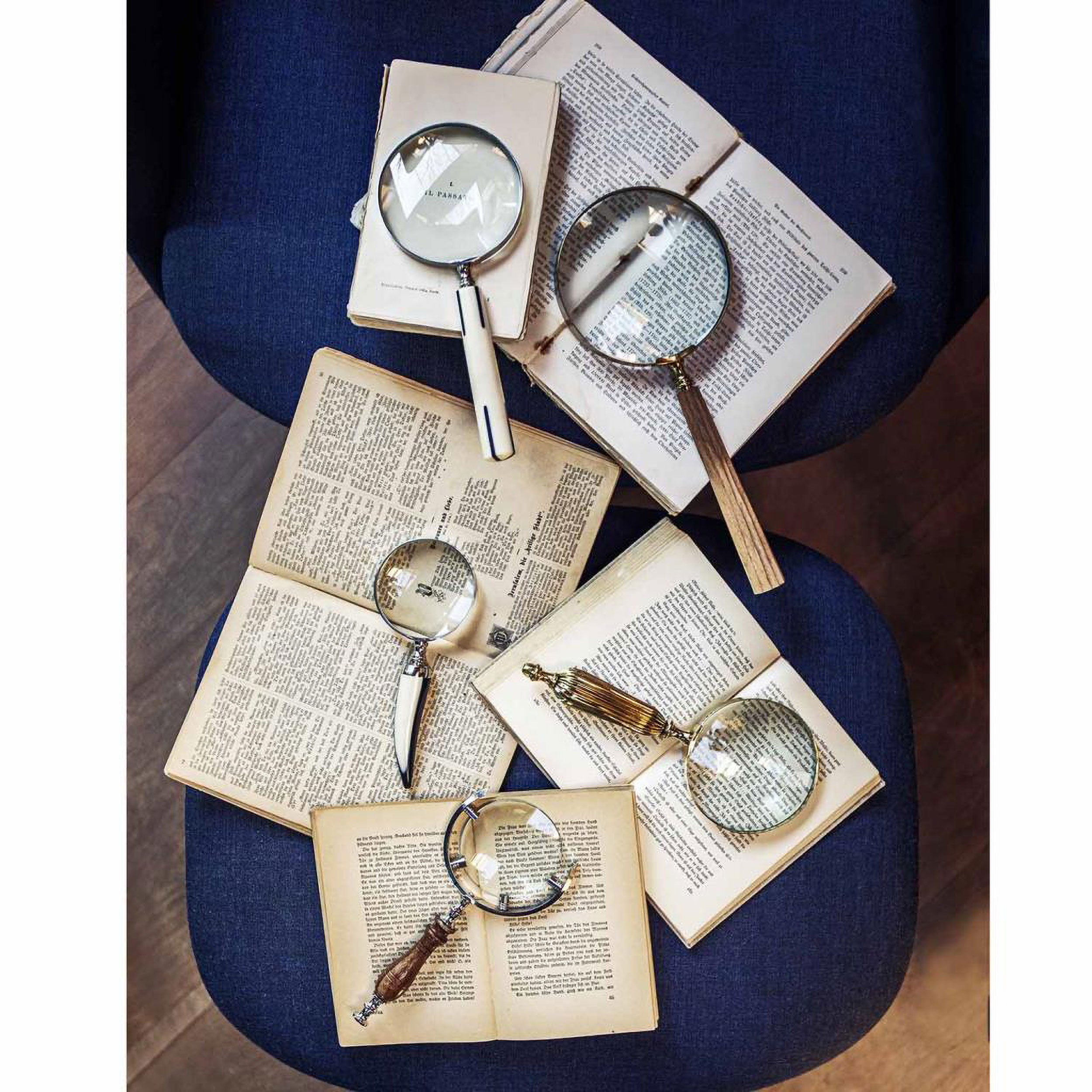 Lente Ingrandimento Legno S, Stravedo, 10x2x21h cm