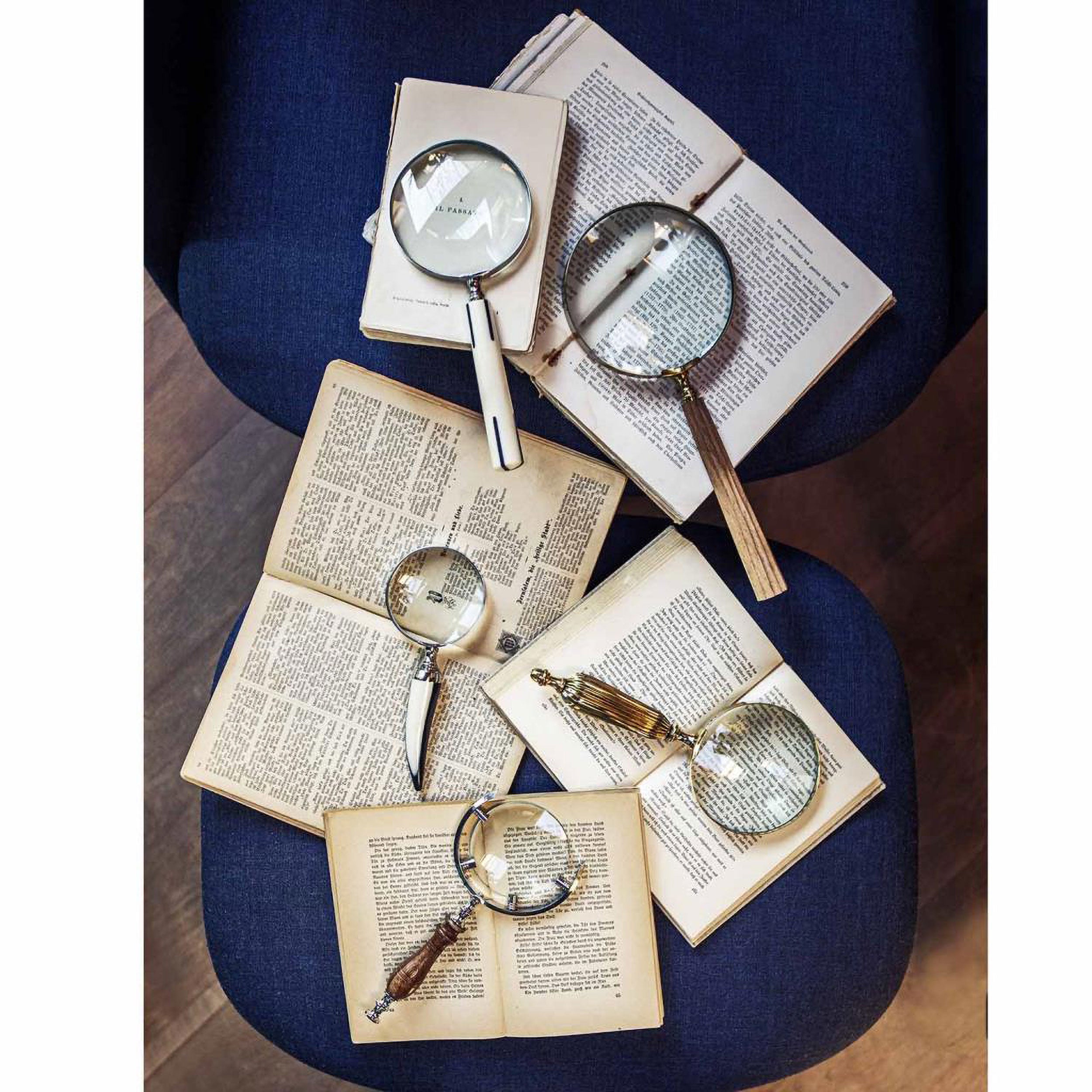 Lente Ingrandimento Metallo L, Stravedo, 12.5x3x28h cm