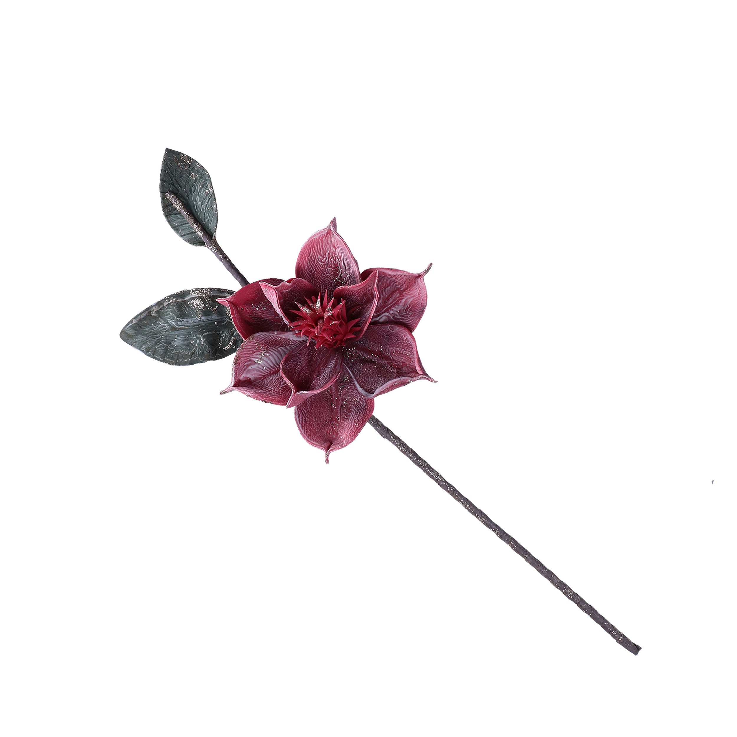 Set da 6, Rosso Oro Grandiflora, Flora, h 60 cm