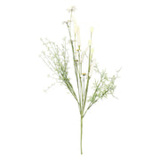 Set da 12, Bianco Anemone, Flora - Tessuto E Plastica, 35 cm