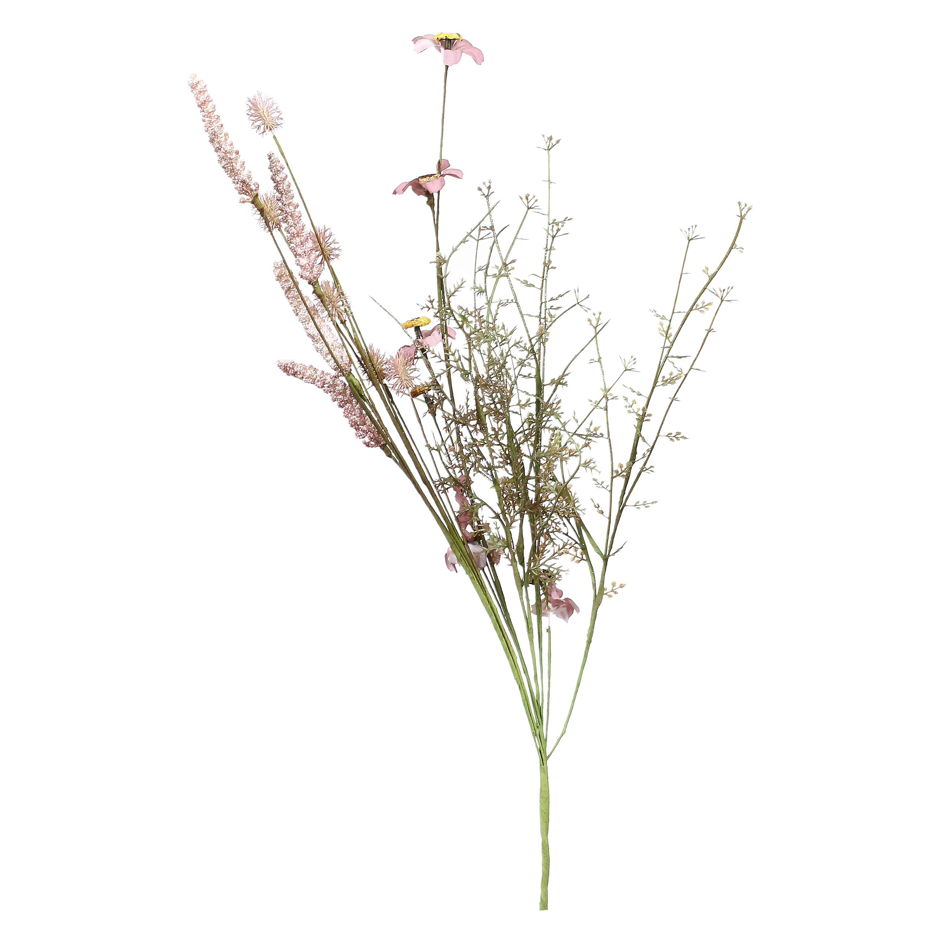 Set da 12, Rosso Anemone, Flora - Tessuto E Plastica, 35 cm