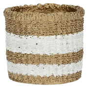 Cachepot M Oro, Pueblo - Resina cementizia