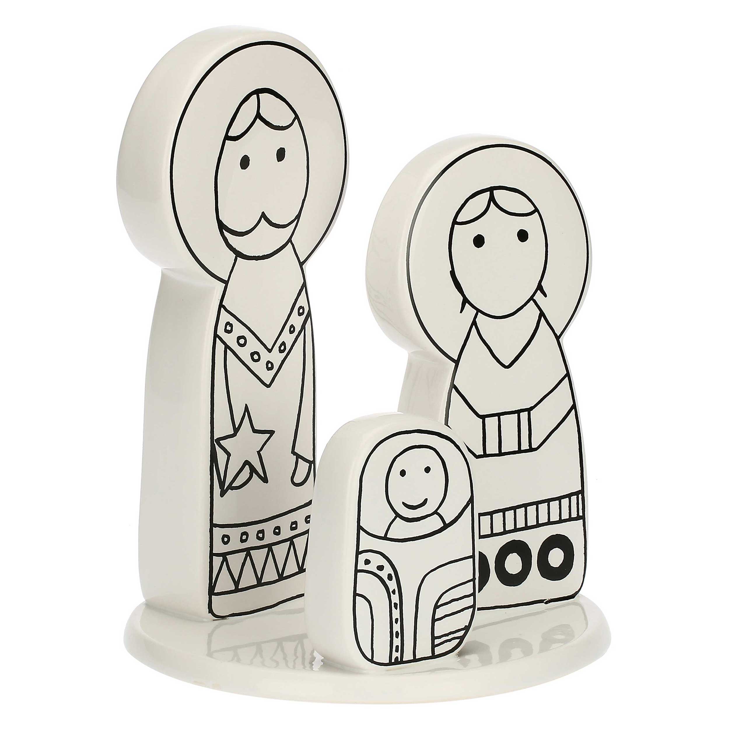 Nativita L, Nonpropriopresepio - Ceramica, Ø 2 0; H 24,5 cm