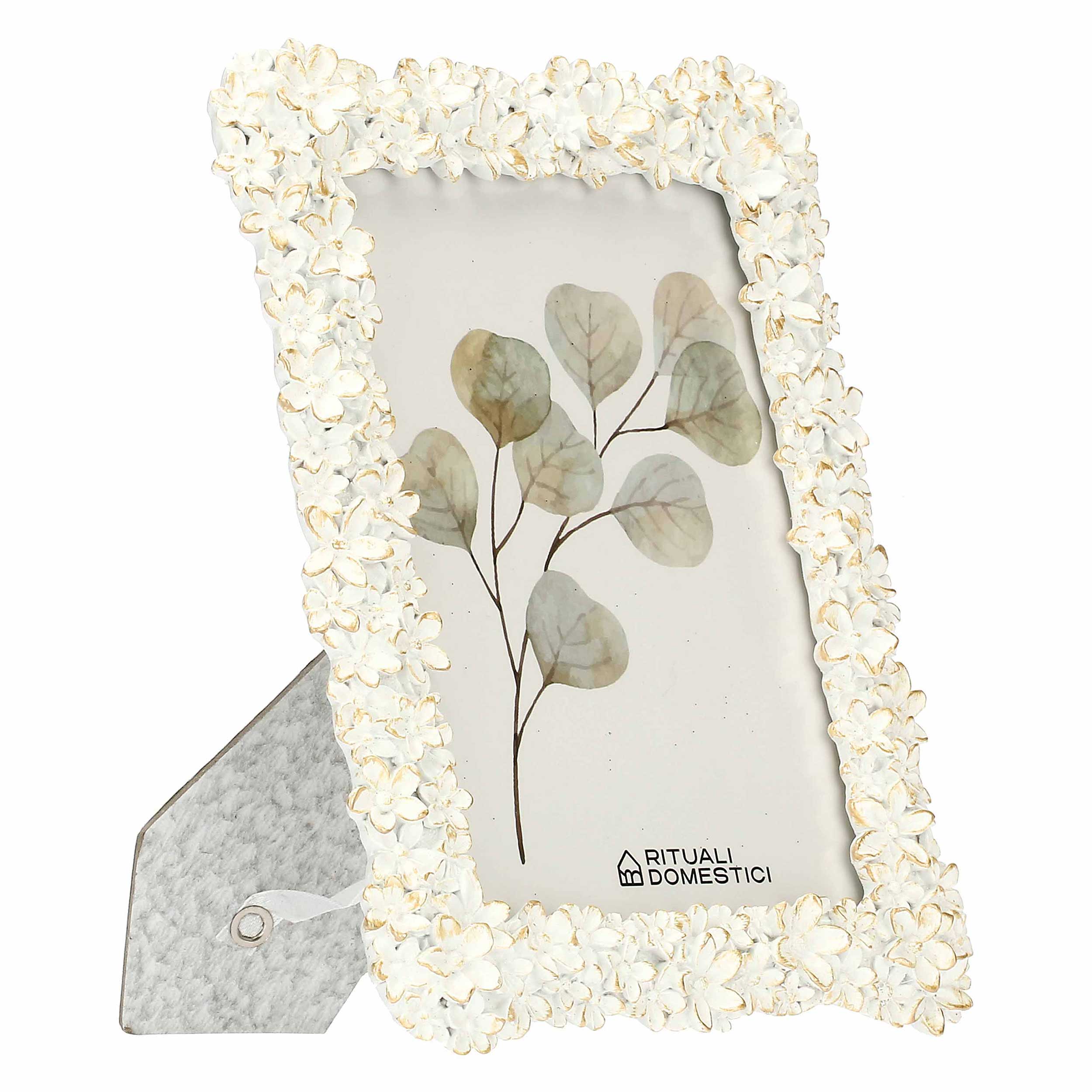 Zagare Photo Frame, Tiguardo - Resin, Ø 10x15,5h cm