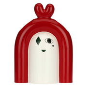 Hair Vaso M Rosso, Burla - Ceramica, 22,5x11,5x30cm