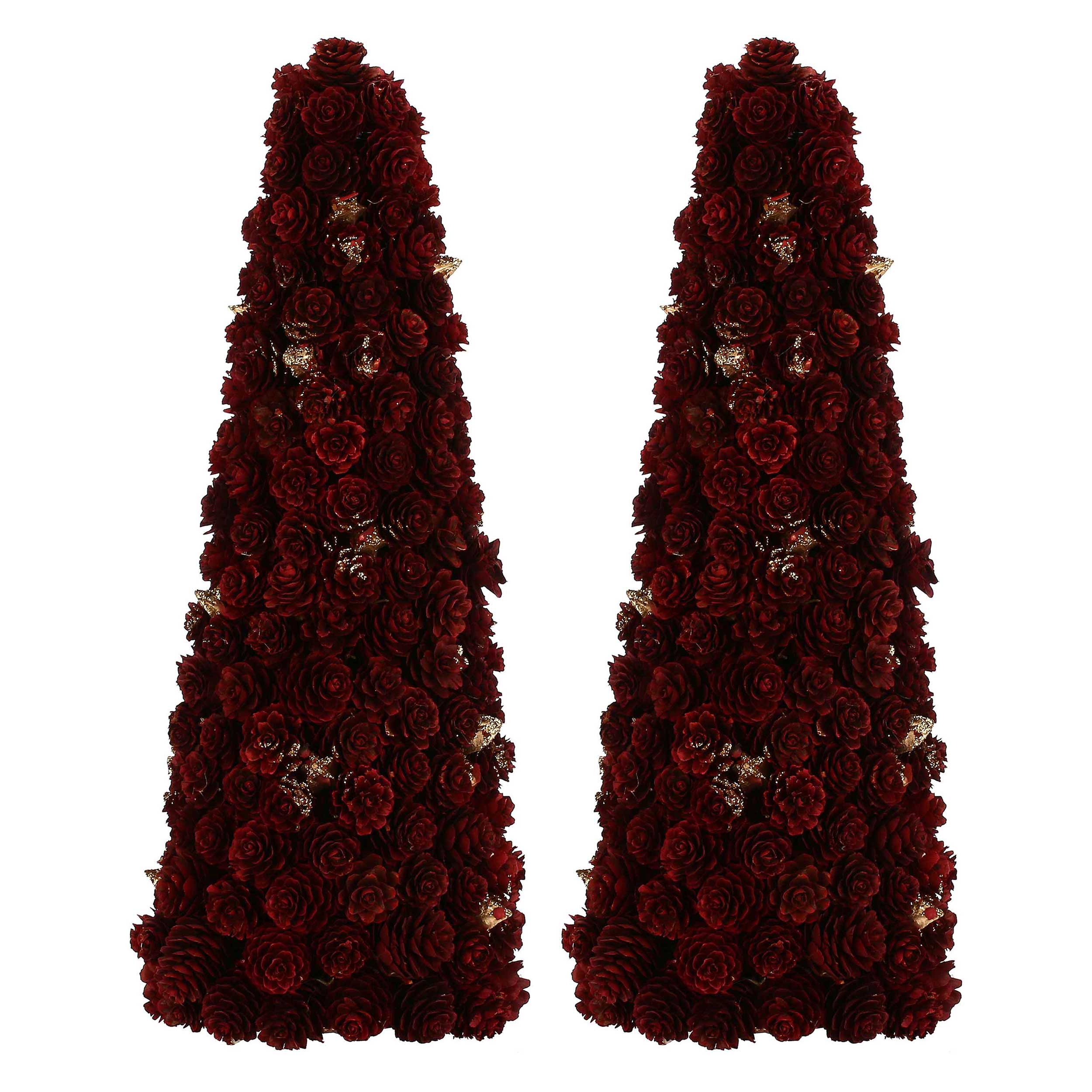 Set da 2, Cono M Rosso Oro, Rossondoro, Ø 17; H40 cm