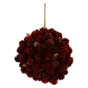 Set da 6, Sfera decorativa da appendere, Rossondoro, Ø 16cm