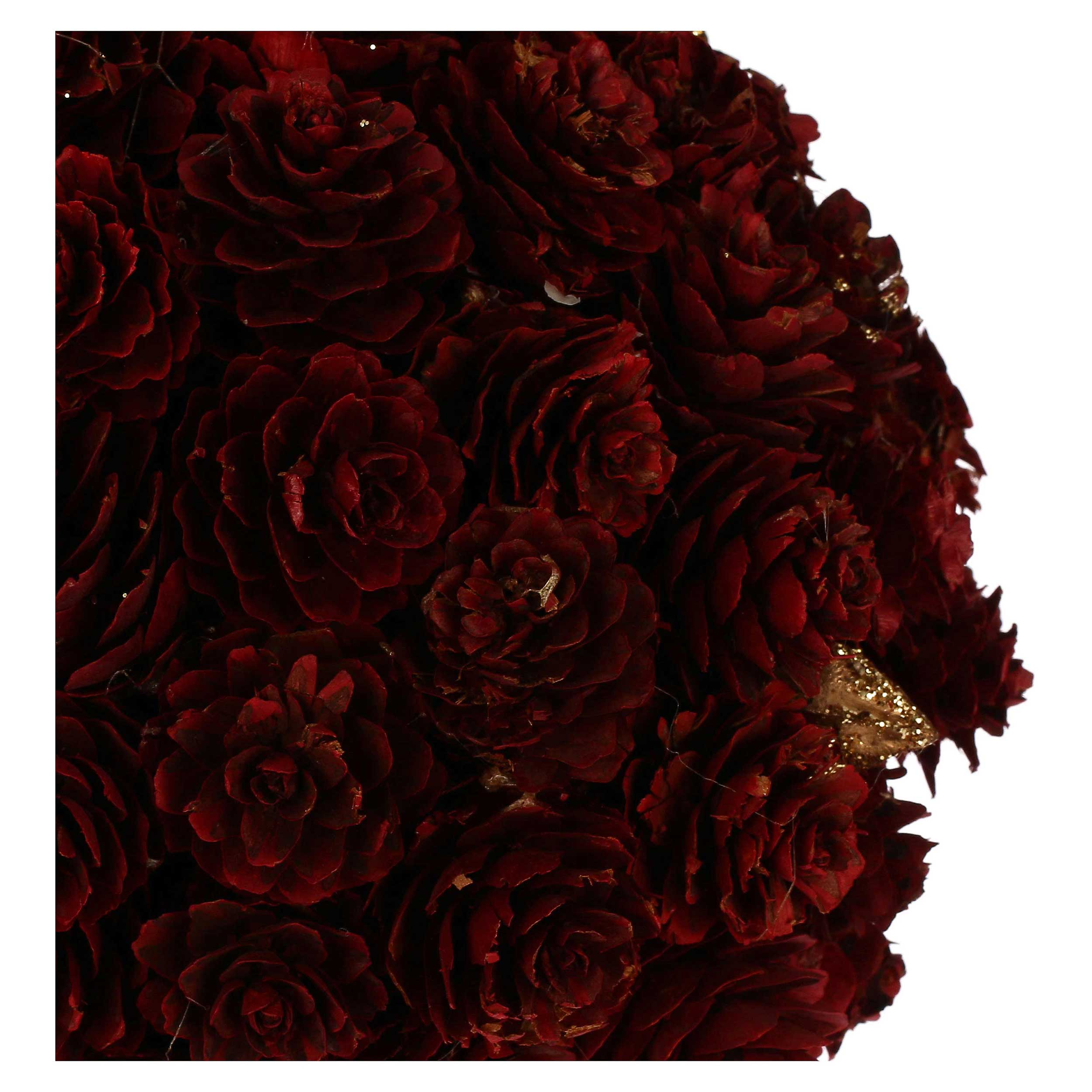 Set da 6, Sfera decorativa da appendere, Rossondoro, Ø 16cm