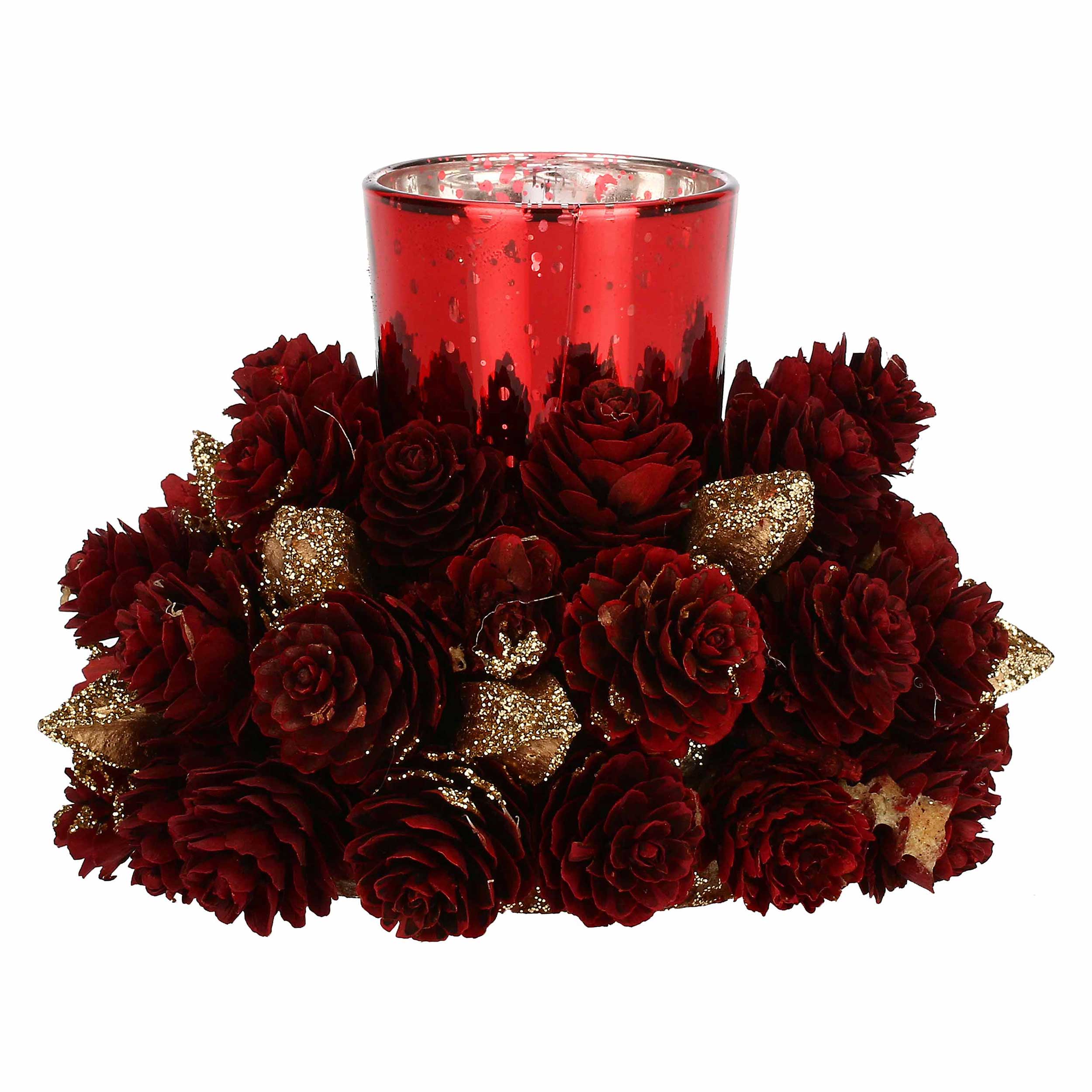 Set da 6, T-Light M Rosso Oro, Rossondoro