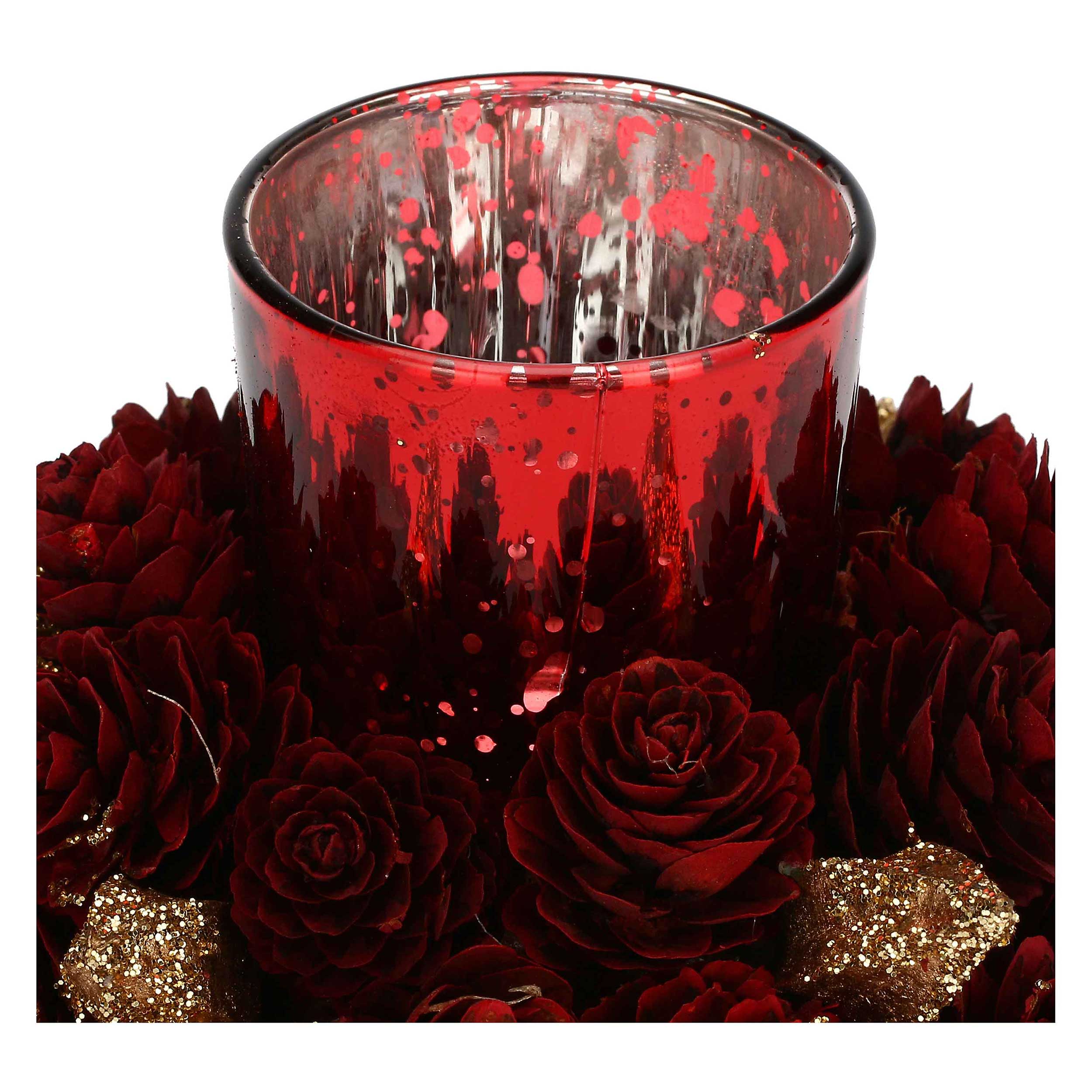 Set da 6, T-Light M Rosso Oro, Rossondoro