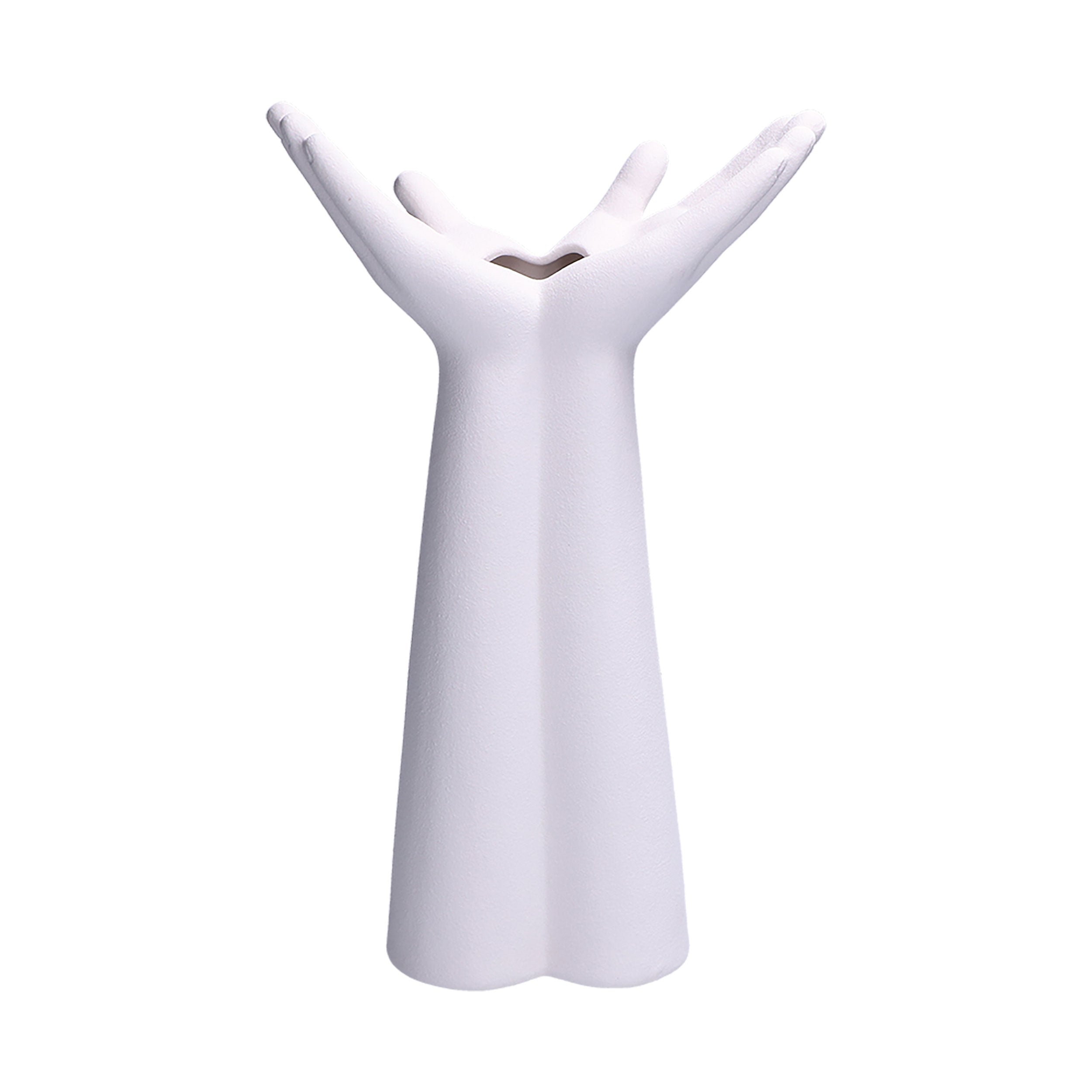 Vaso Mani Al Cielo, Love, 21x9,8xh 33,7 cm