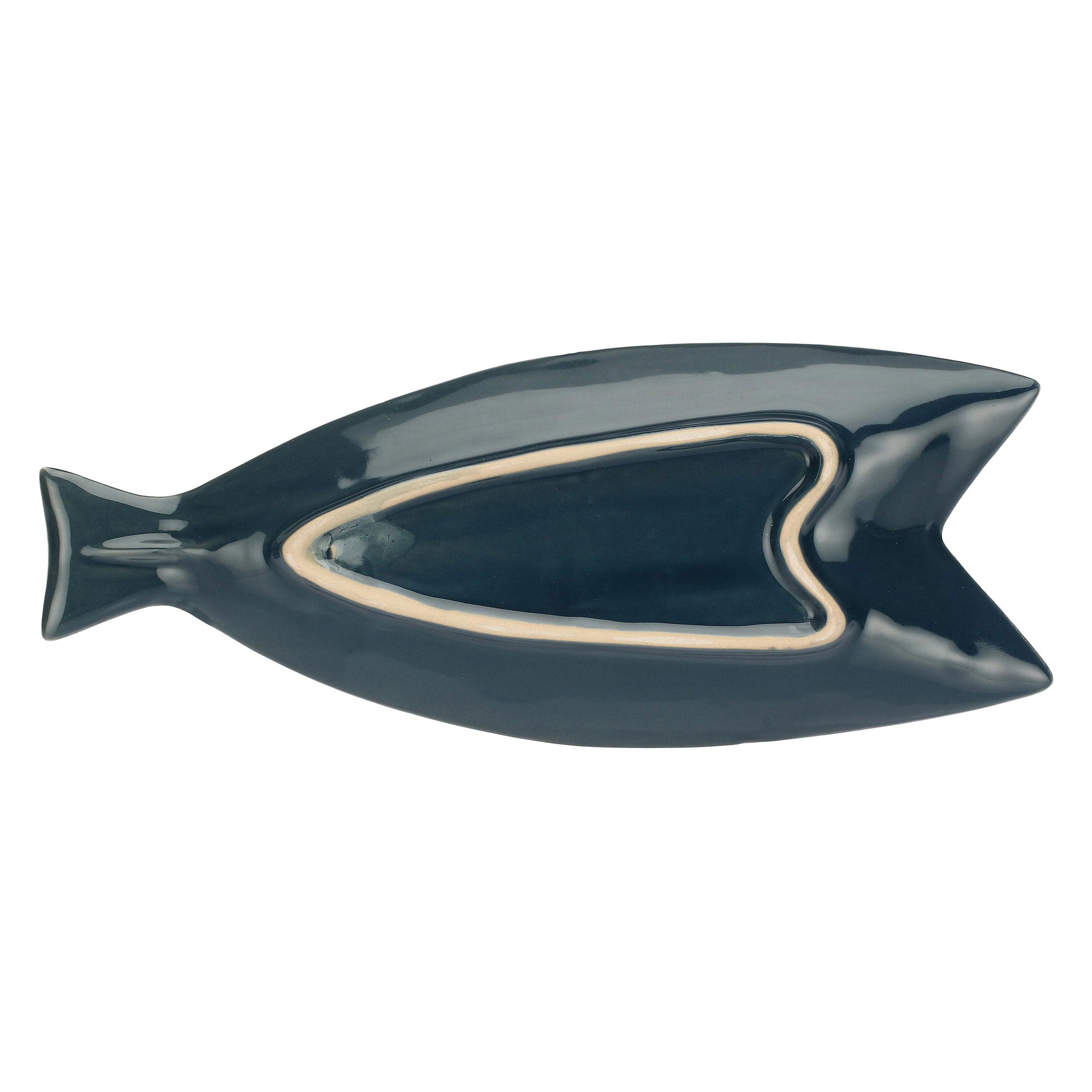 Set da 4, Piatto Pesce B, Pelagicoillogico - Gres