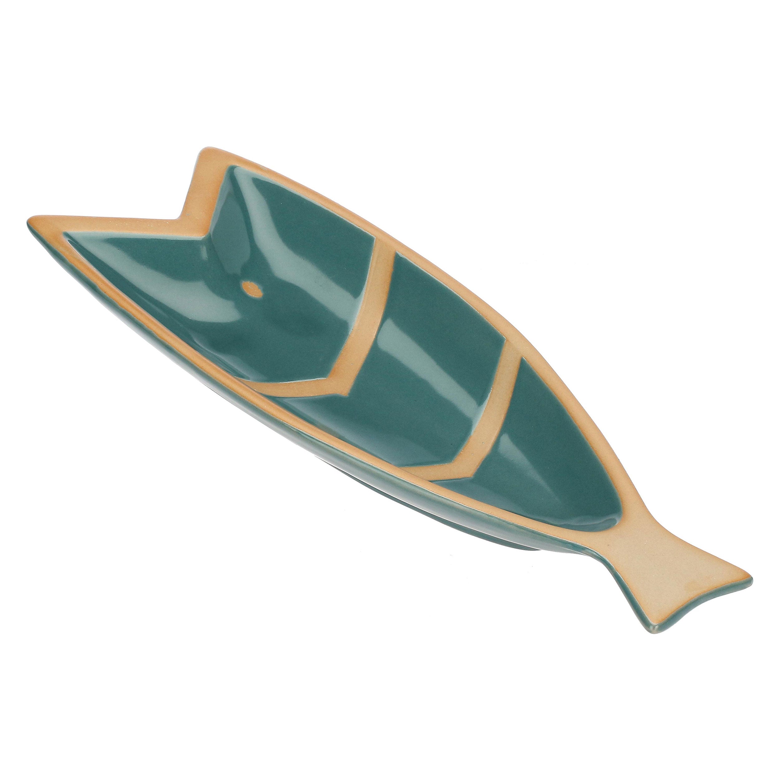 Set da 4, Piatto Pesce B, Pelagicoillogico - Gres