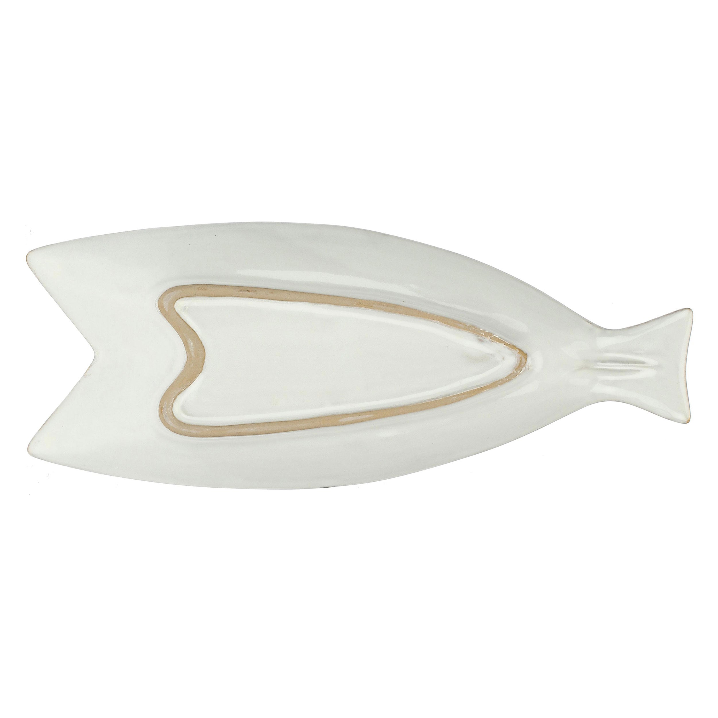 Set da 4, Piatto Pesce B, Pelagicoillogico - Gres