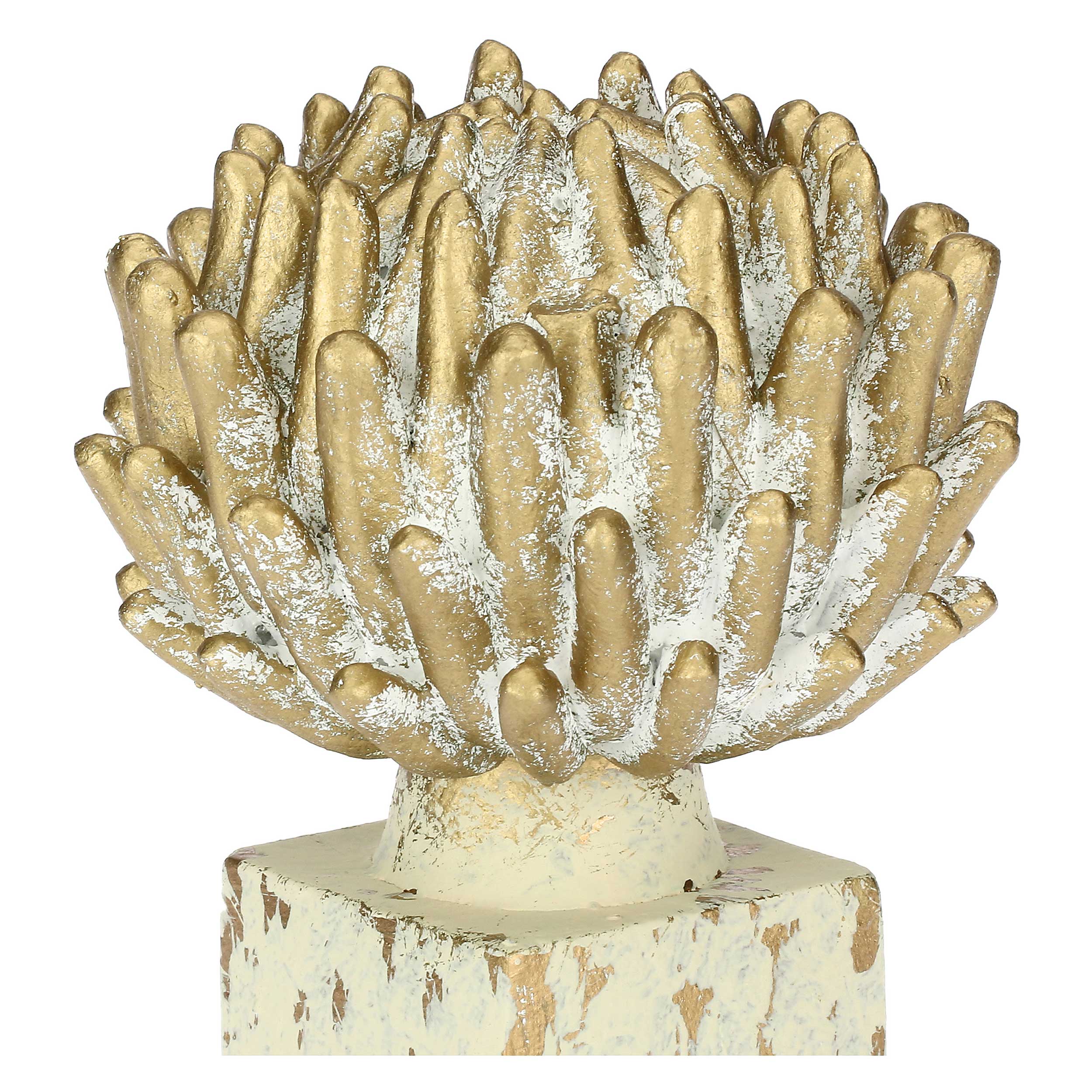 Decorazione Pigna S, Fortuna - Resina, Ø 10x30h cm