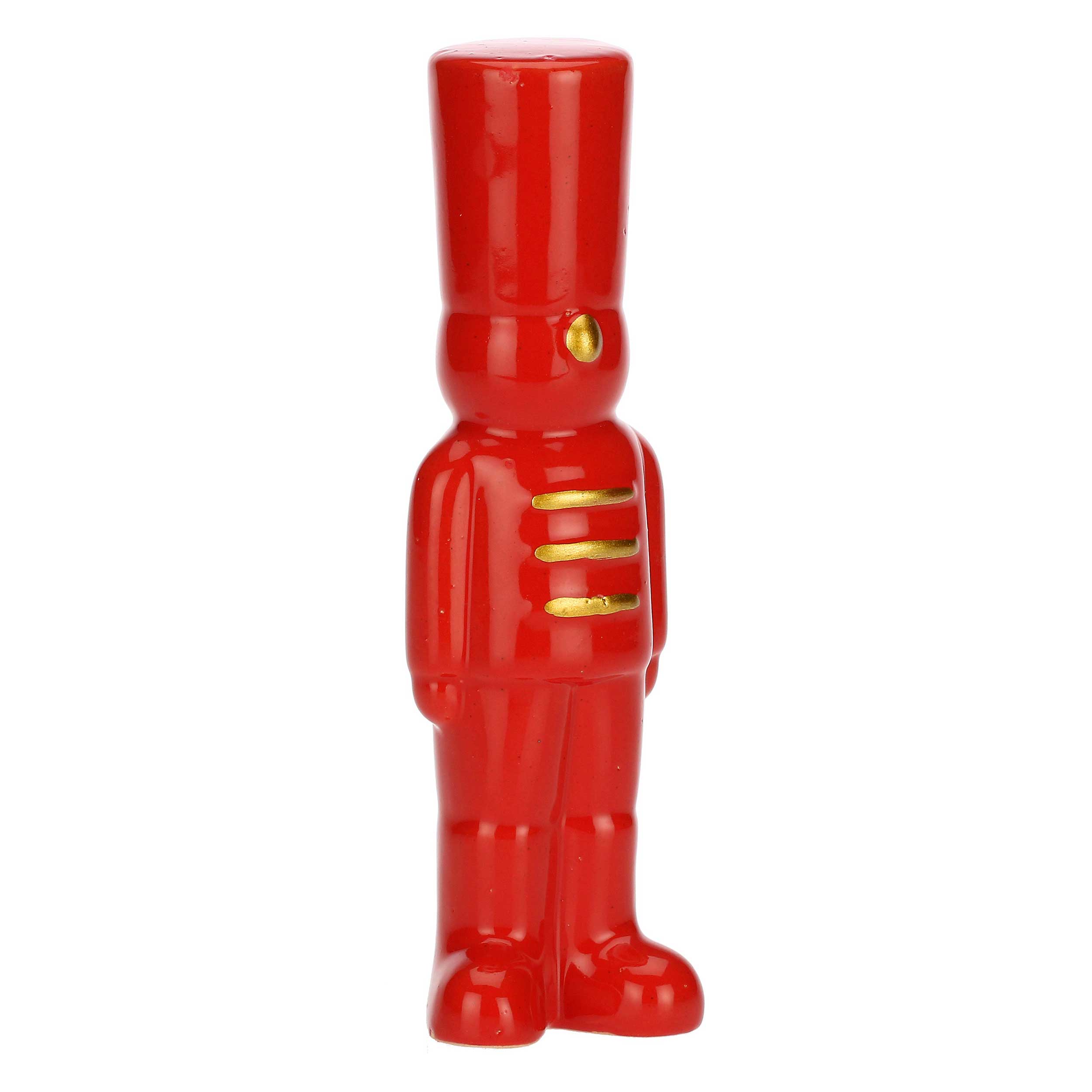 Set of 2, Toy Soldier Decoration, Sullattento - Stoneware, 6x4.5xh20.5 cm