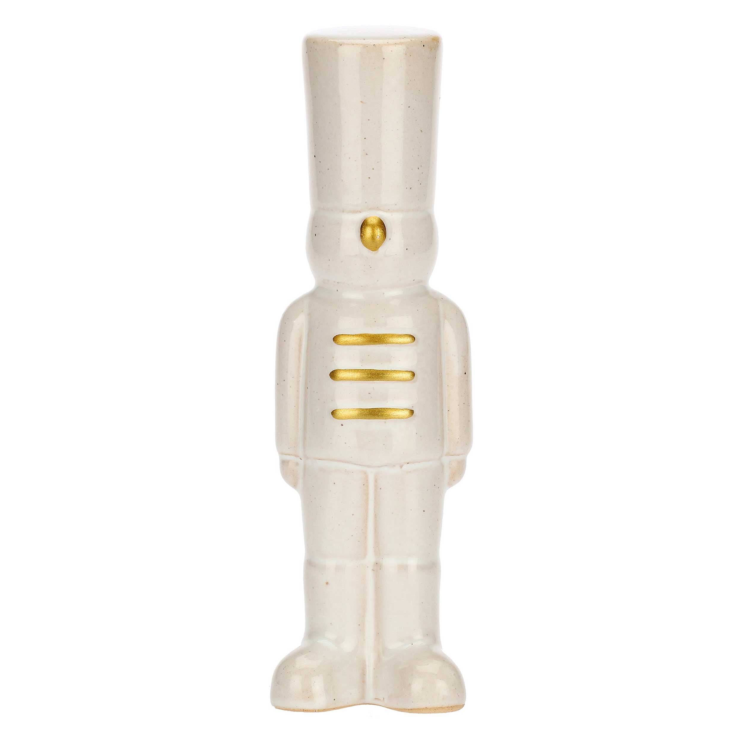 Set of 2, Toy Soldier Decoration, Sullattento - Stoneware, 6x4.5xh20.5 cm
