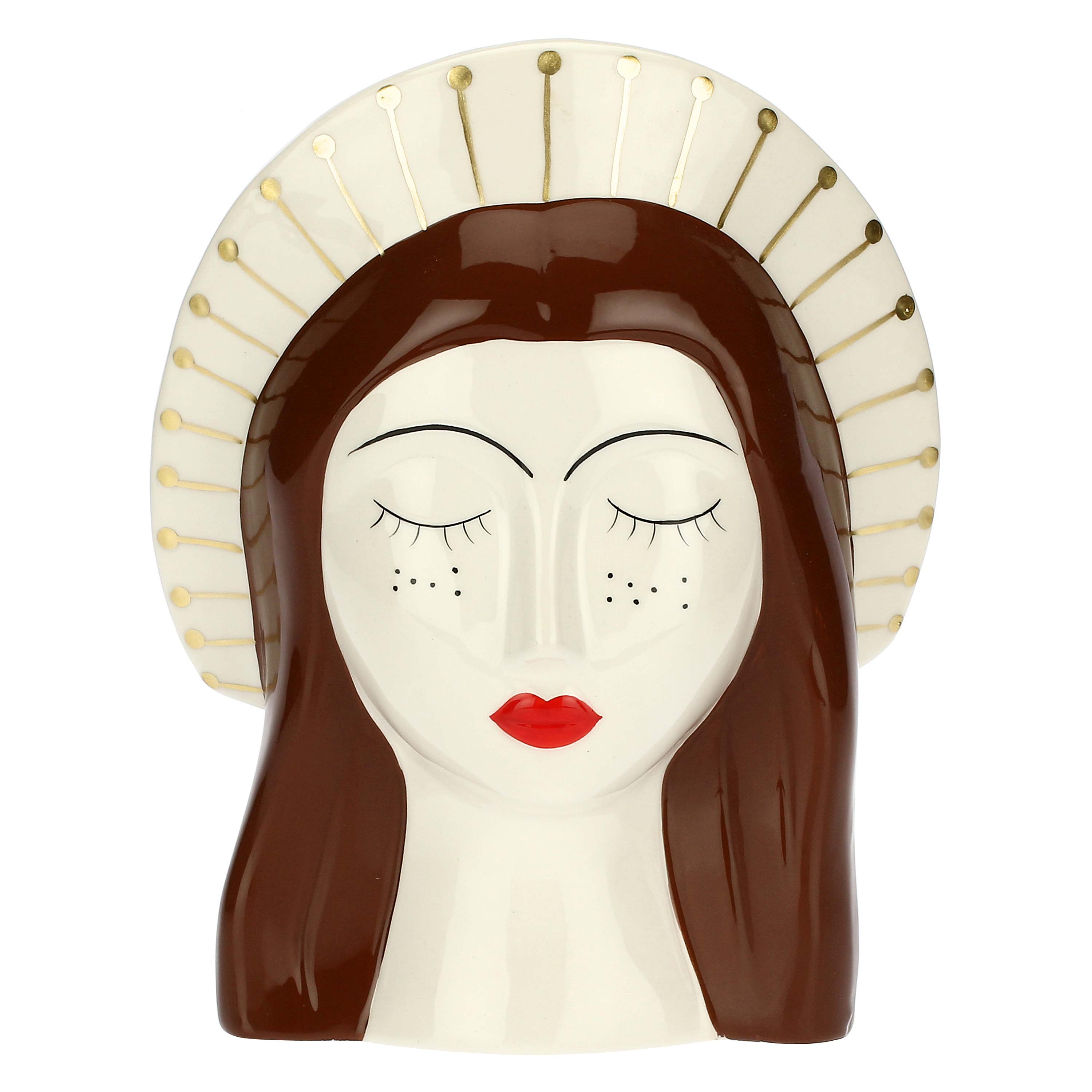 Lucia Decorative Vase, Lepasturesi - Ceramic, 28x14xH22 cm