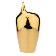 Vaso Decorativo Oro Medio, Oroliquido - Ceramica, Ø 10x30h cm