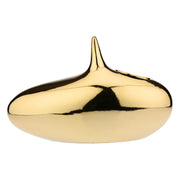 Vaso Decorativo Oro Basso, Oroliquido - Ceramica, Ø 10x30h cm